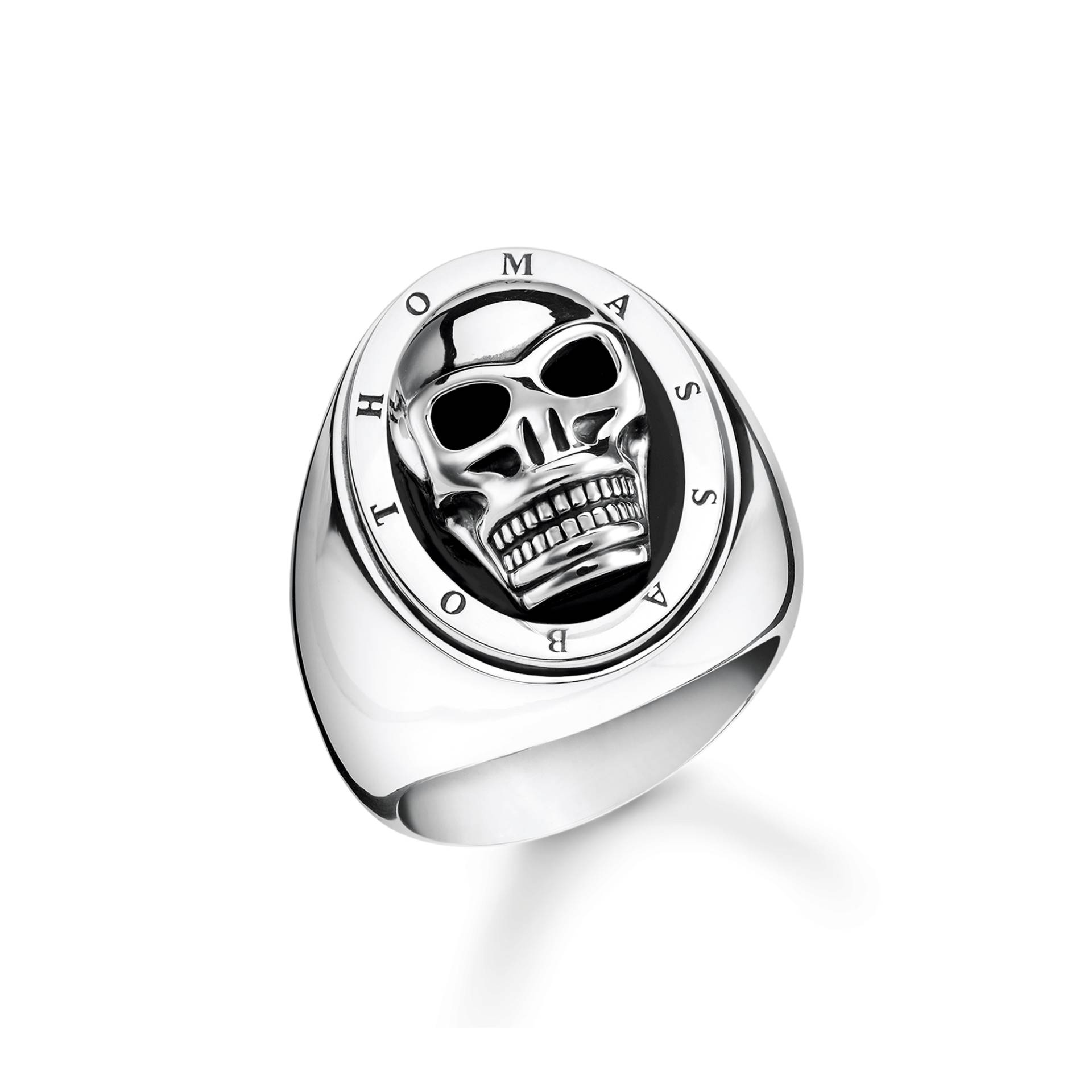 Thomas Sabo Ring Totenkopf schwarz TR2213-698-11-56 von Thomas Sabo