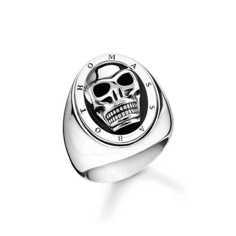 Thomas Sabo Ring Totenkopf schwarz TR2213-698-11-58 von Thomas Sabo