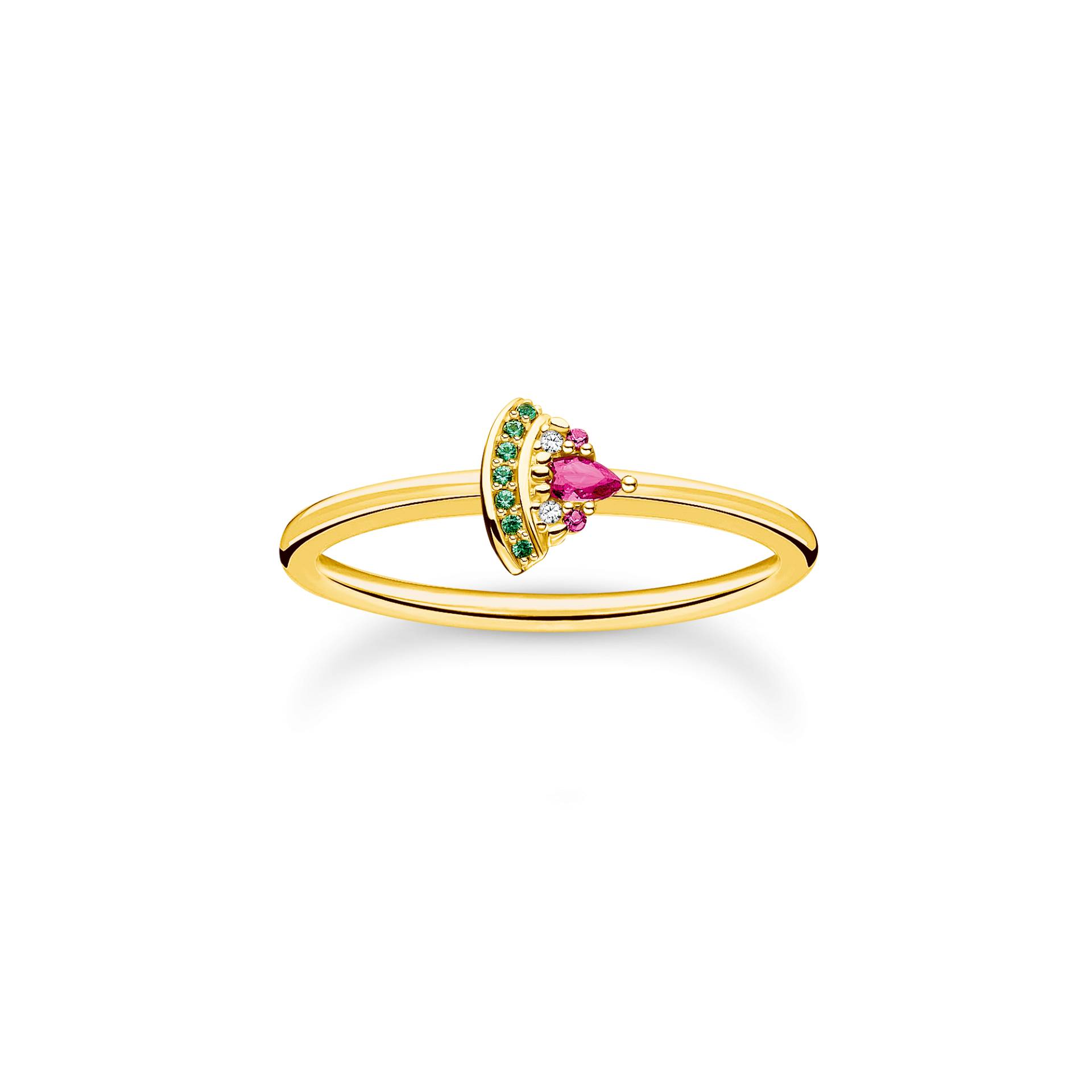 Thomas Sabo Ring Wassermelone gold mehrfarbig TR2353-488-7-52 von Thomas Sabo