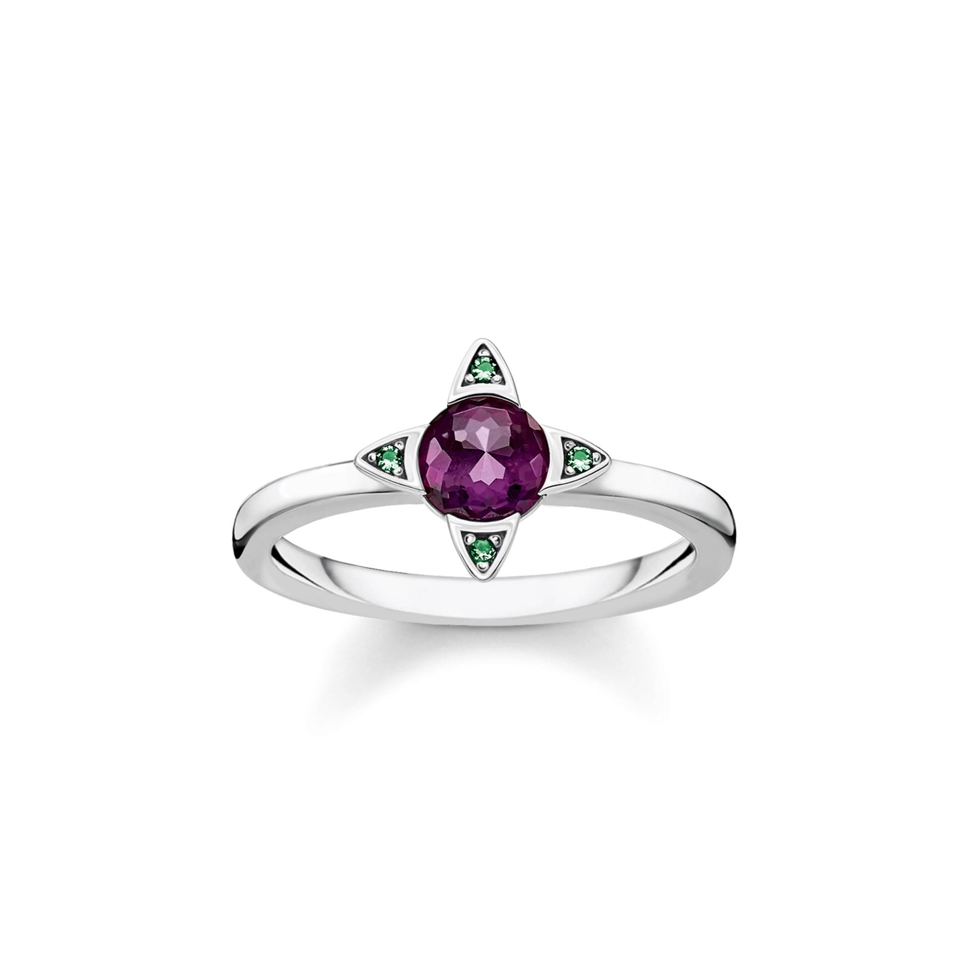 Thomas Sabo Ring farbige Steine silber violett TR2263-667-13-50 von Thomas Sabo