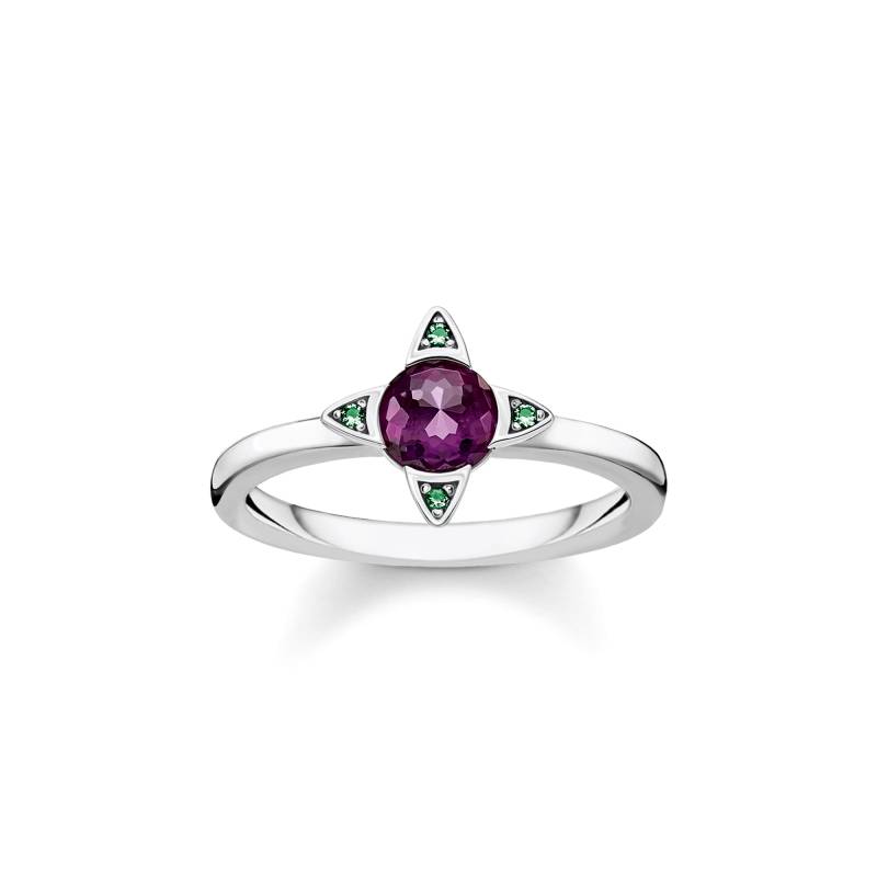 Thomas Sabo Ring farbige Steine silber violett TR2263-667-13-56 von Thomas Sabo