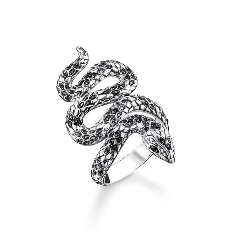 Thomas Sabo Ring geschwärzt Schlange schwarz TR2418-643-11-48 von Thomas Sabo