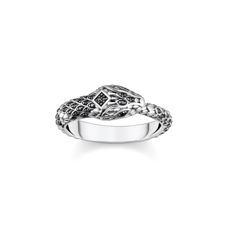 Thomas Sabo Ring geschwärzt Schlange schwarz TR2419-643-11-48 von Thomas Sabo