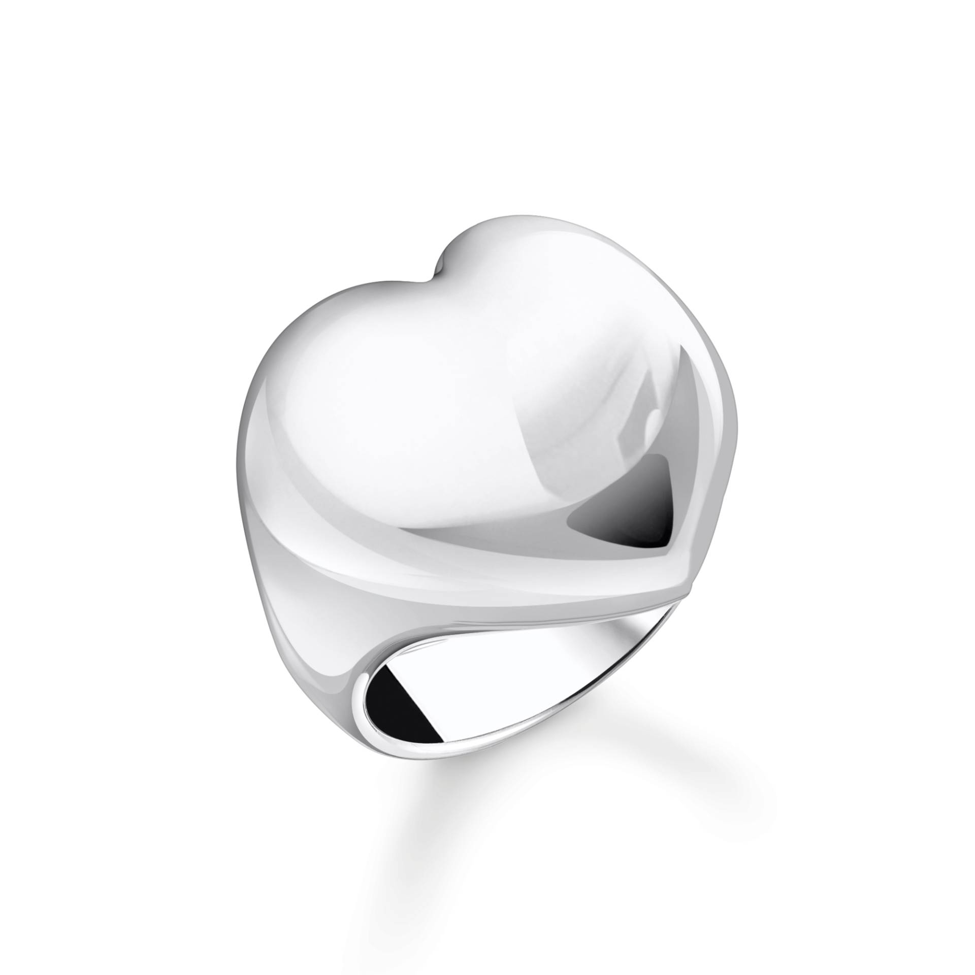 Thomas Sabo Ring in Herzform Silber silberfarben TR2471-001-21-60 Thomas Sabo Ring in Herzform Silber silberfarben TR2471-001-21-60 von Thomas Sabo