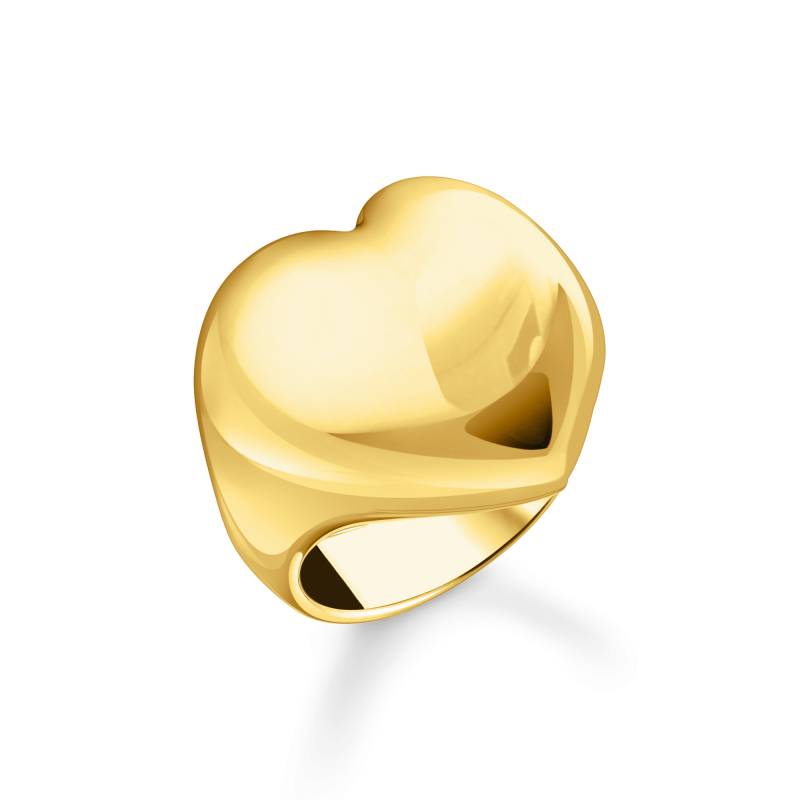 Thomas Sabo Ring in Herzform vergoldet gelbgoldfarben TR2471-413-39-52 von Thomas Sabo