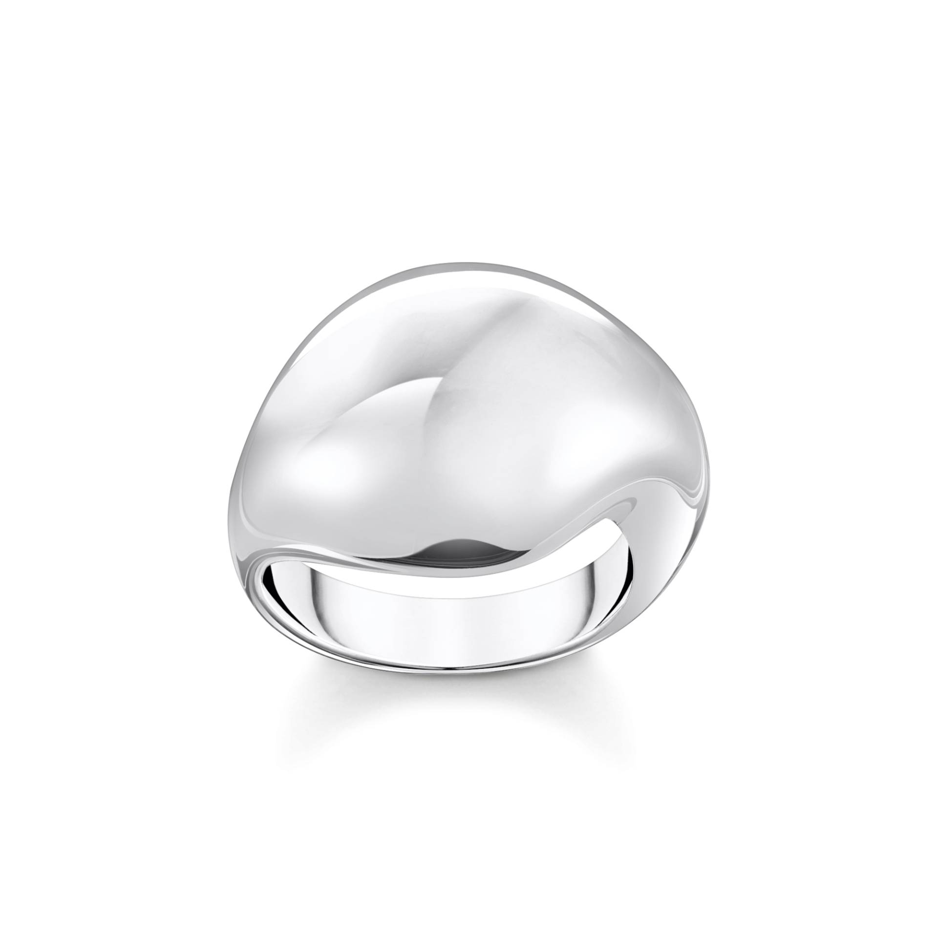 Thomas Sabo Ring in organischer Tropfenform Silber silberfarben TR2470-001-21-52 von Thomas Sabo