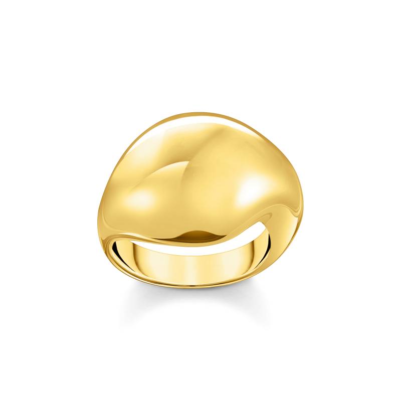 Thomas Sabo Ring in organischer Tropfenform vergoldet gelbgoldfarben TR2470-413-39-52 von Thomas Sabo