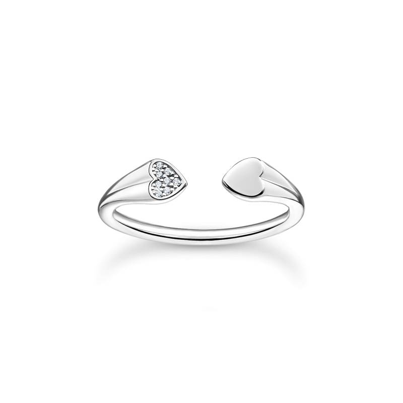 Thomas Sabo Ring mit Herzen silber weiß TR2392-051-14-52 von Thomas Sabo