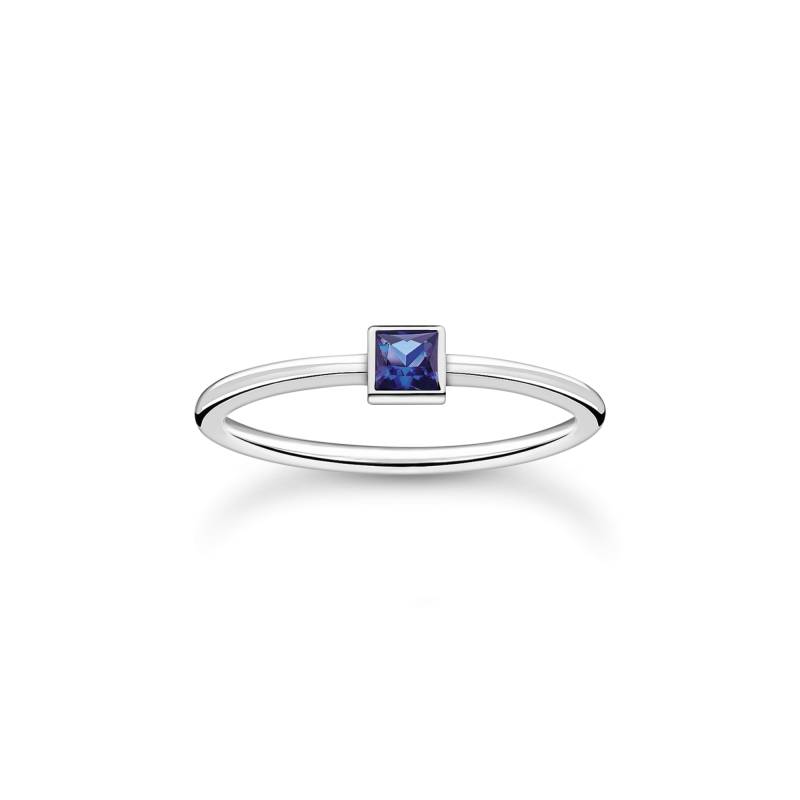 Thomas Sabo Ring mit blauem Stein silber dunkelblau TR2395-699-32-48 von Thomas Sabo