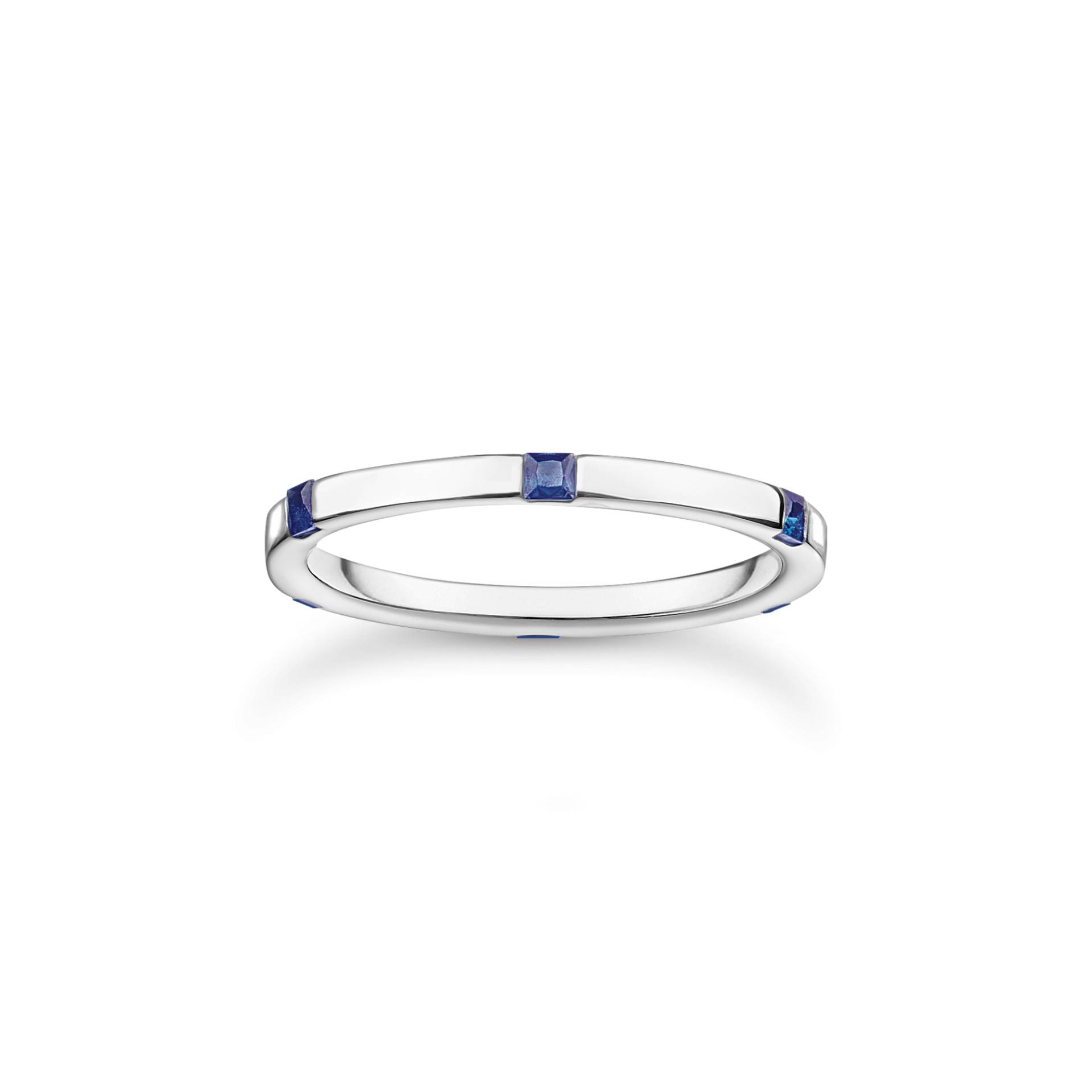 Thomas Sabo Ring mit blauen Steinen silber dunkelblau TR2396-699-32-48 von Thomas Sabo