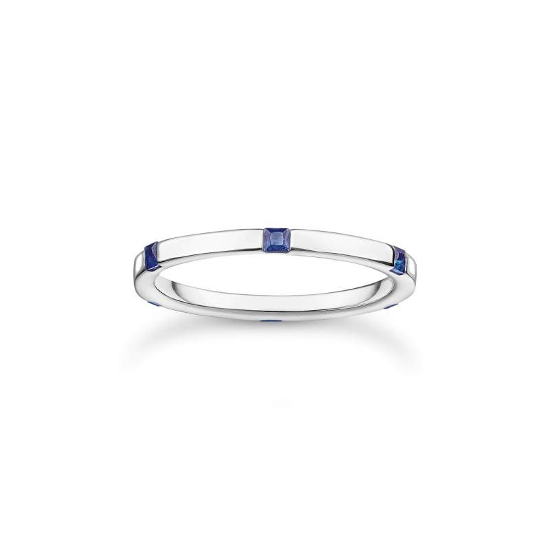 Thomas Sabo Ring mit blauen Steinen silber dunkelblau TR2396-699-32-48 von Thomas Sabo