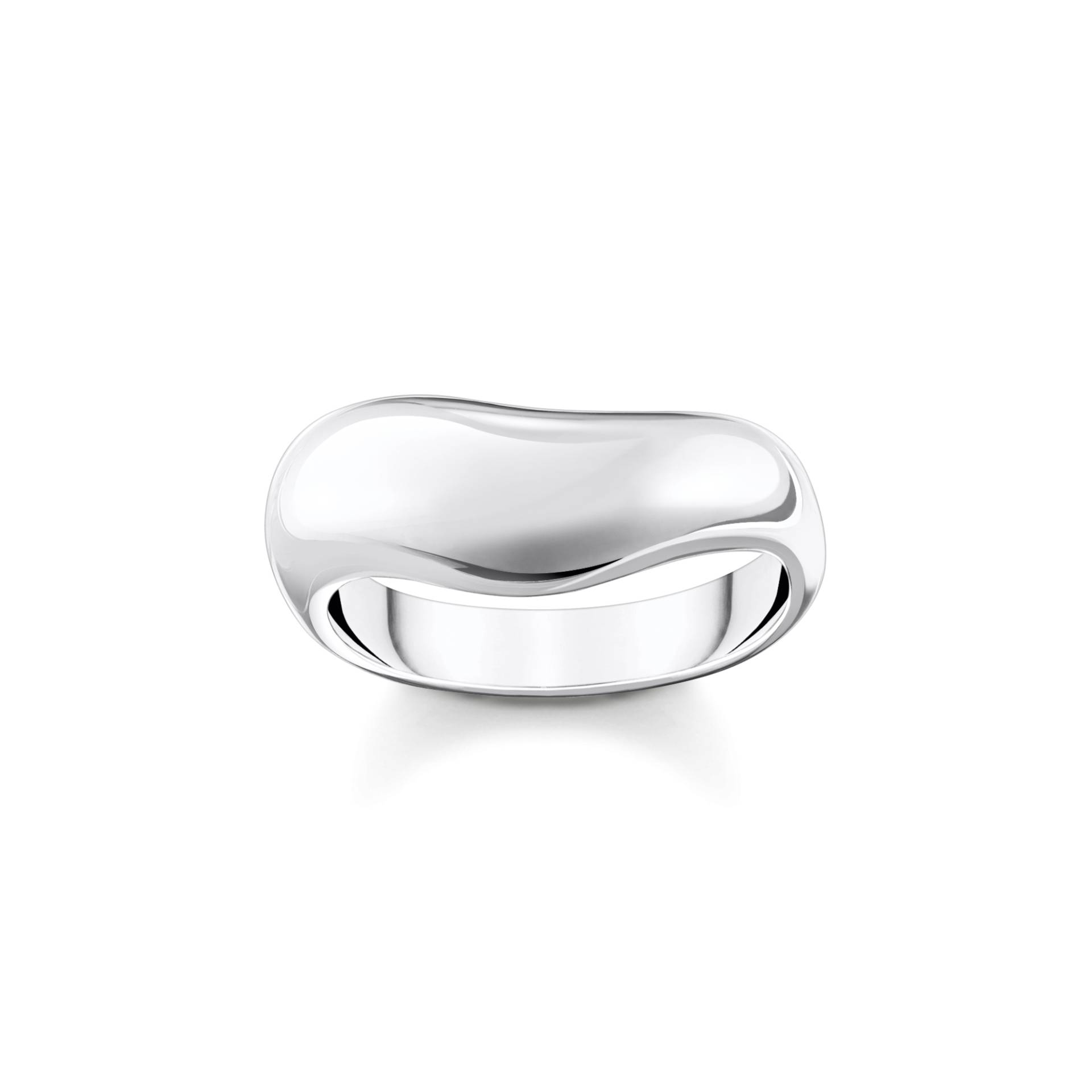 Thomas Sabo Ring mit geschwungener Form Silber silberfarben TR2473-001-21-52 von Thomas Sabo