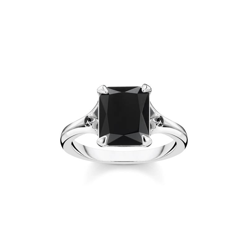 Thomas Sabo Ring mit schwarzem Stein Silber schwarz TR2297-641-11-52 von Thomas Sabo