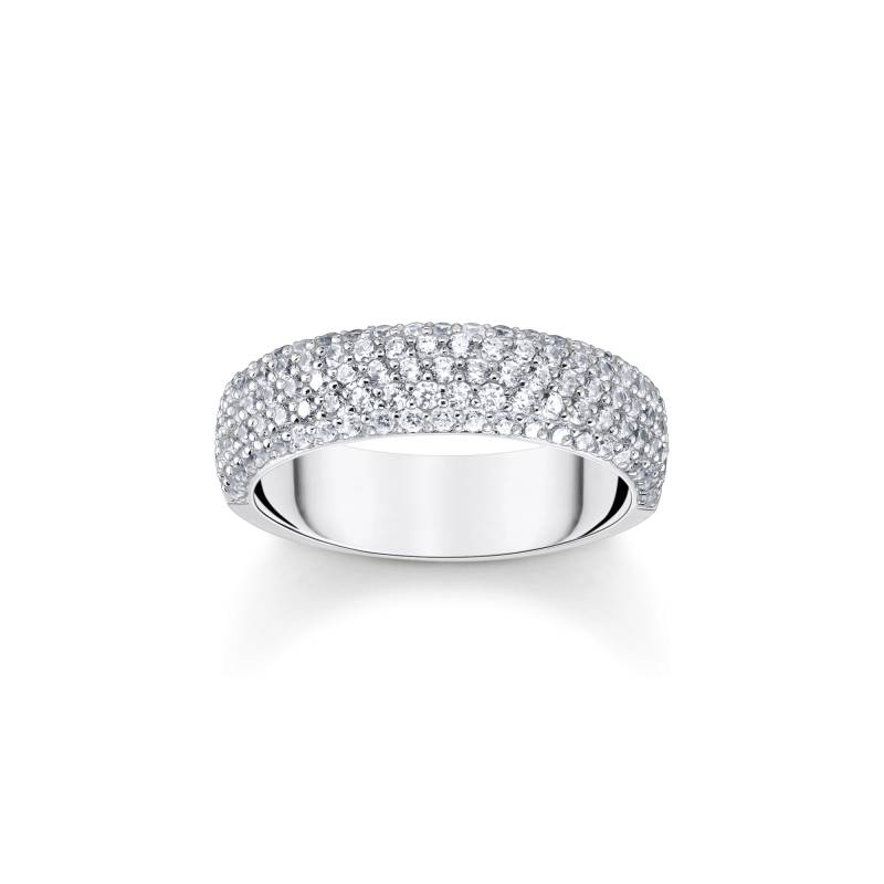 Thomas Sabo Ring mit weißem Zirkonia-Pavé Silber weiß TR2460-051-14-54 von Thomas Sabo