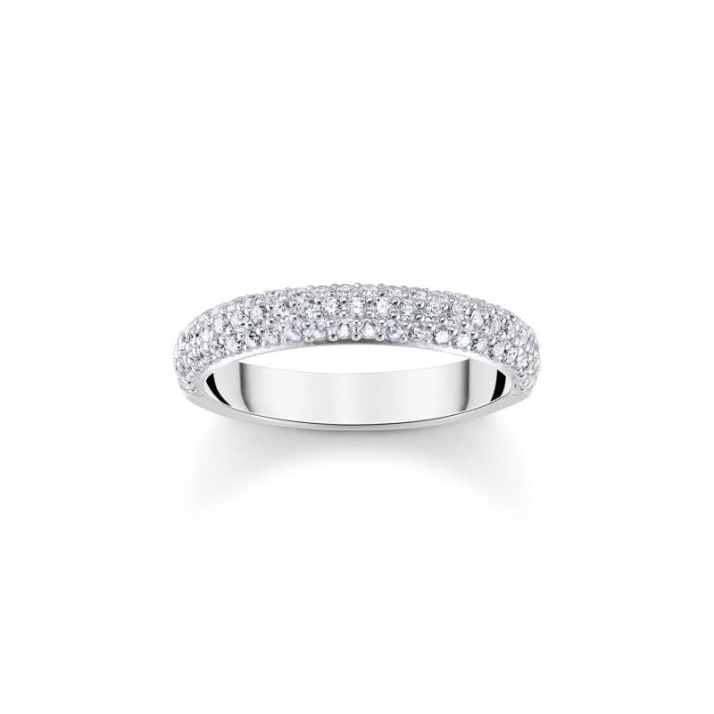 Thomas Sabo Ring mit weißem Zirkonia-Pavé Silber weiß TR2462-051-14-52 von Thomas Sabo