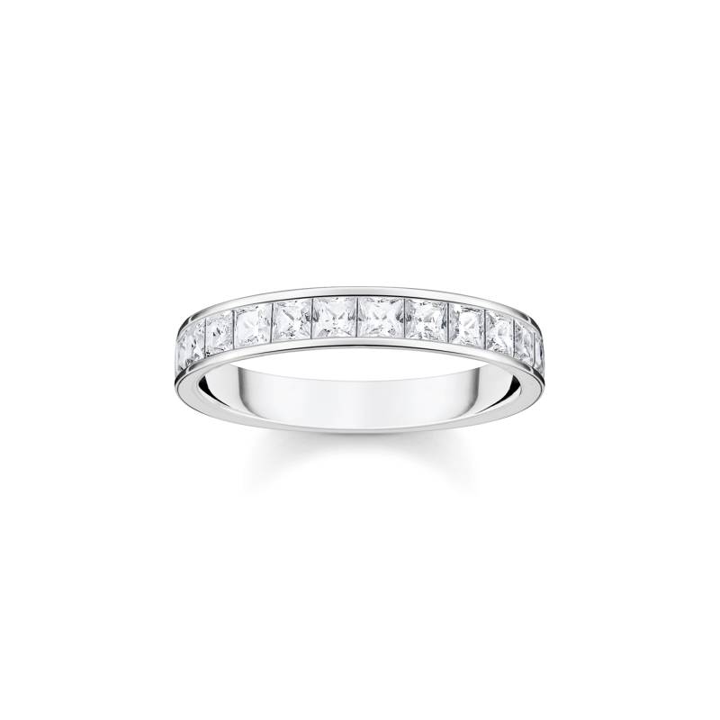 Thomas Sabo Ring mit weißen Steinen Pavé Silber weiß TR2358-051-14-48 von Thomas Sabo