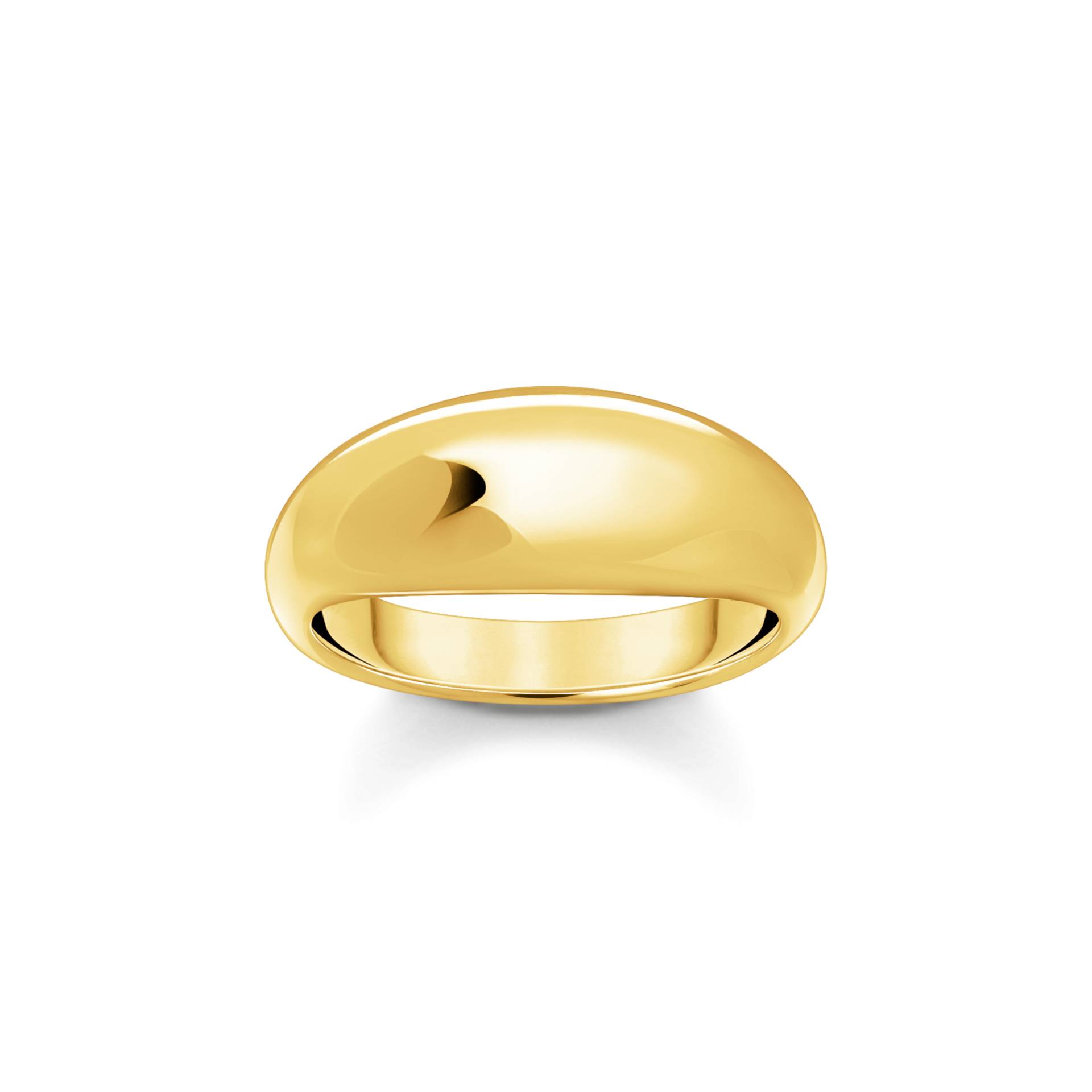 Thomas Sabo Ring mit zeitlos-edlem Design vergoldet gelbgoldfarben TR2472-413-39-50 von Thomas Sabo