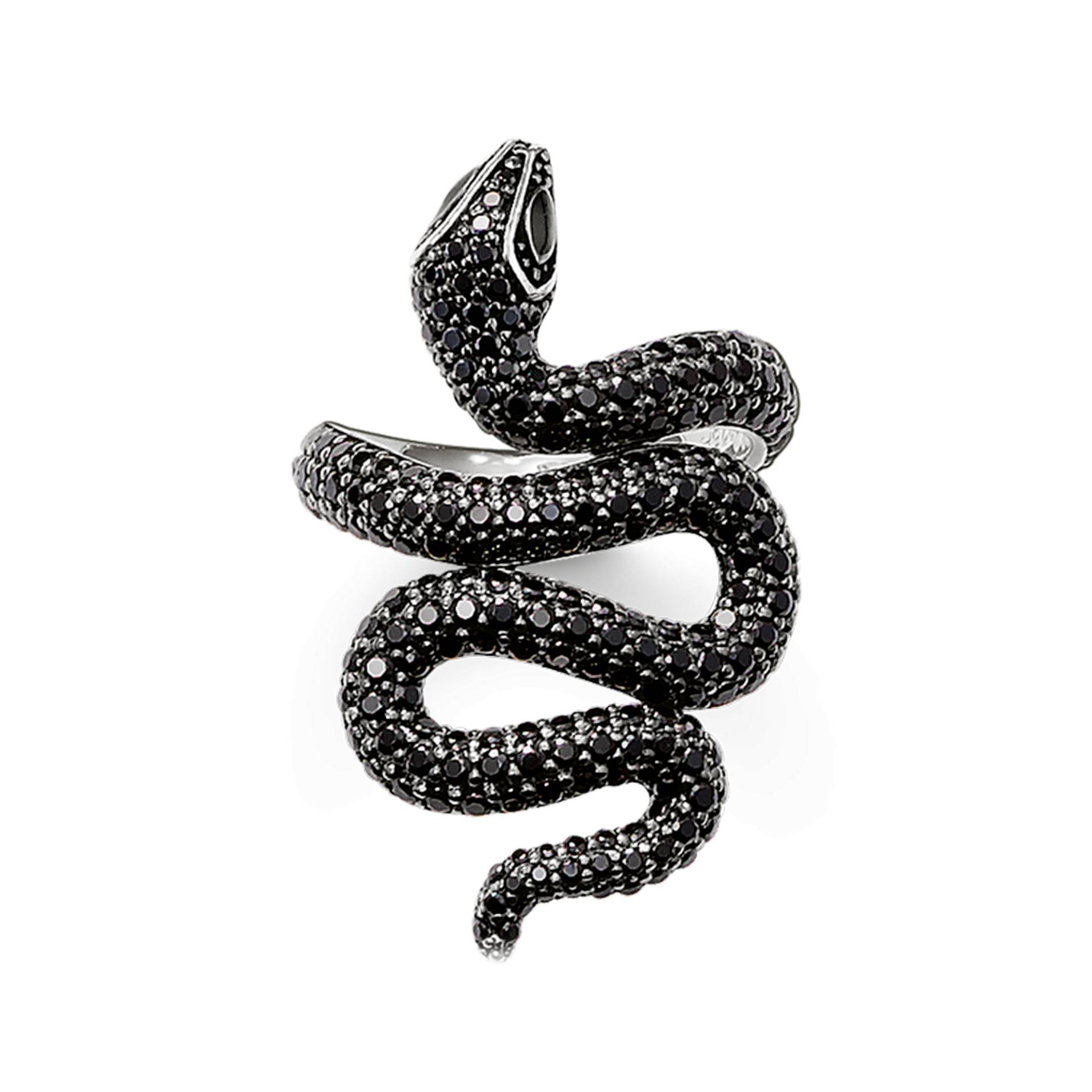 Thomas Sabo Ring schwarze Schlange Pavé schwarz TR1938-041-11-50 Thomas Sabo Ring schwarze Schlange Pavé schwarz TR1938-041-11-50 von Thomas Sabo
