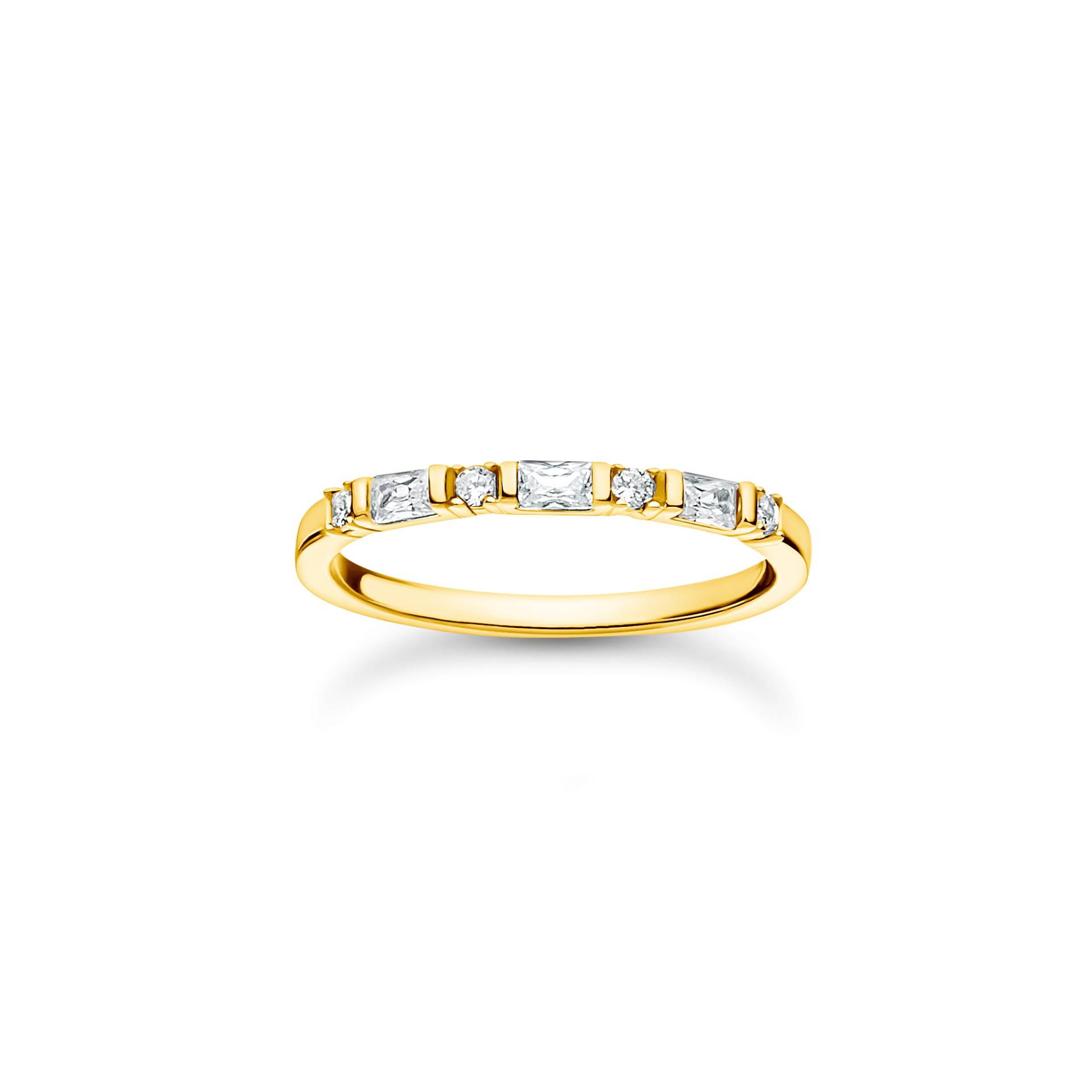 Thomas Sabo Ring weiße Steine gold weiß TR2348-414-14-48 von Thomas Sabo