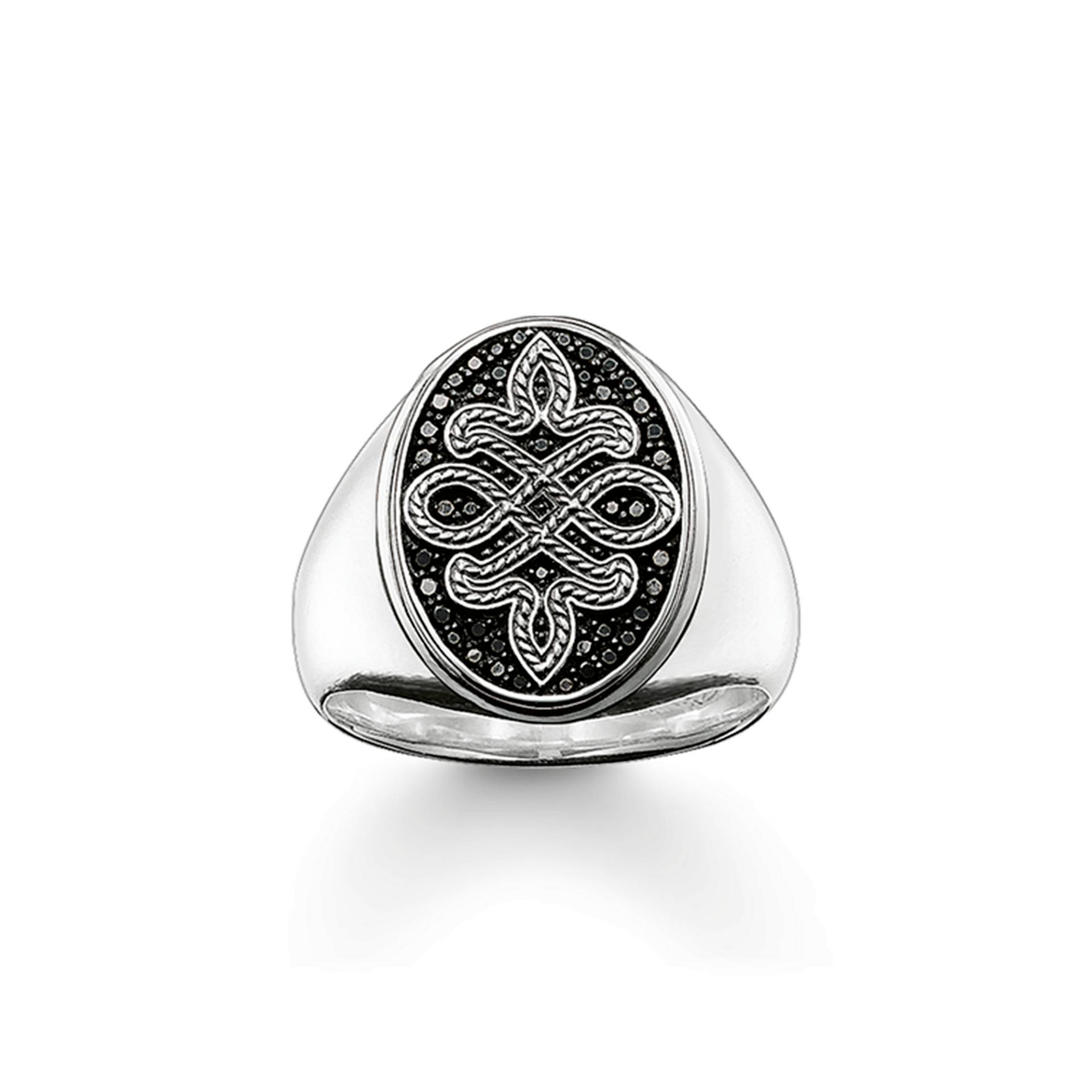 Thomas Sabo Siegelring Love Knot schwarz TR2007-051-11-62 Thomas Sabo Siegelring Love Knot schwarz TR2007-051-11-62 von Thomas Sabo