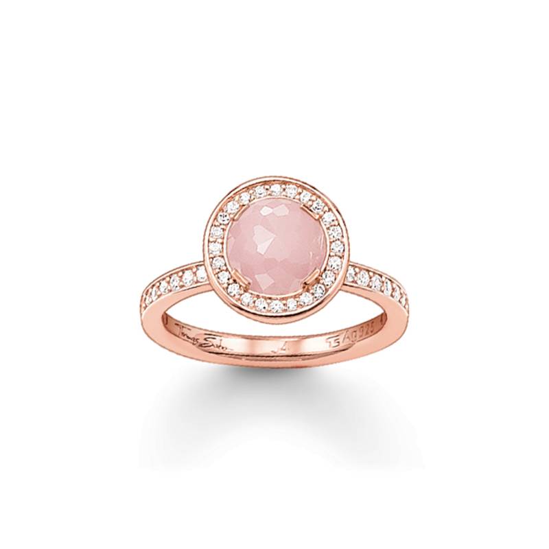 Thomas Sabo Solitärring Light of Luna rosa pink TR1971-417-9-48 von Thomas Sabo