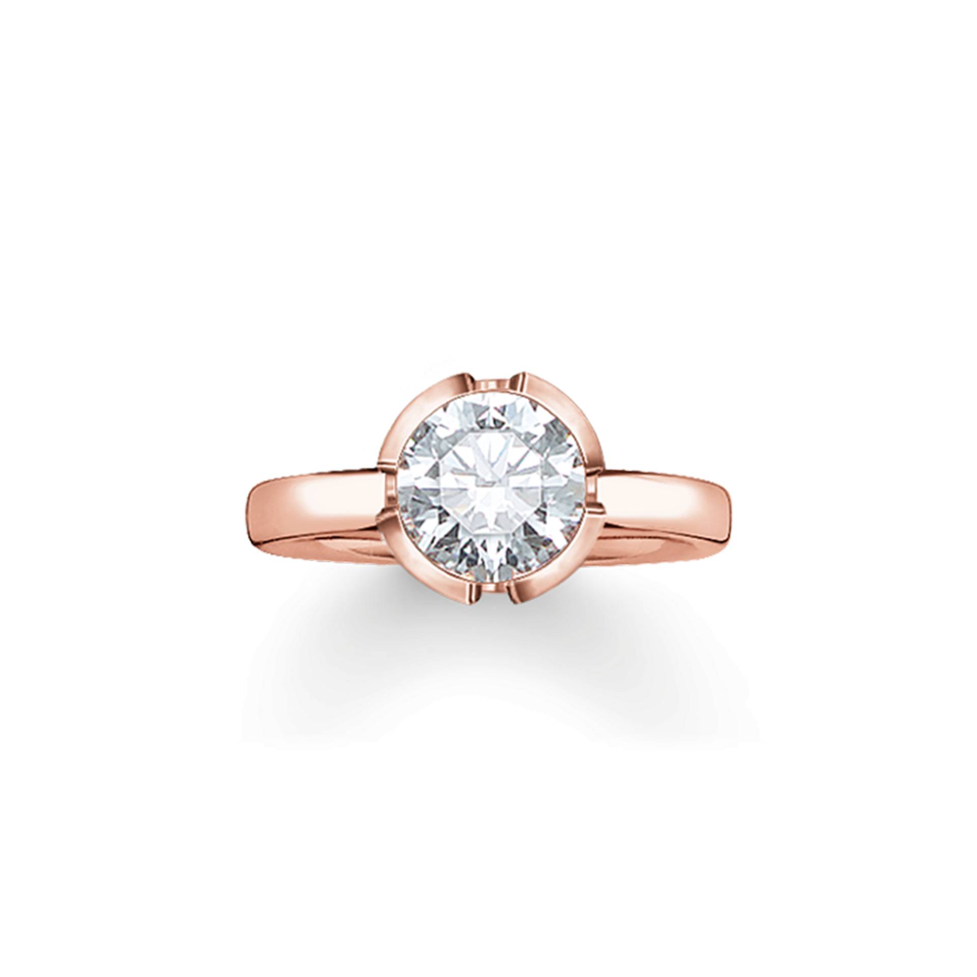 Thomas Sabo Solitärring Signature Line weiß klein weiß TR2034-416-14-56 Thomas Sabo Solitärring Signature Line weiß klein weiß TR2034-416-14-56 von Thomas Sabo