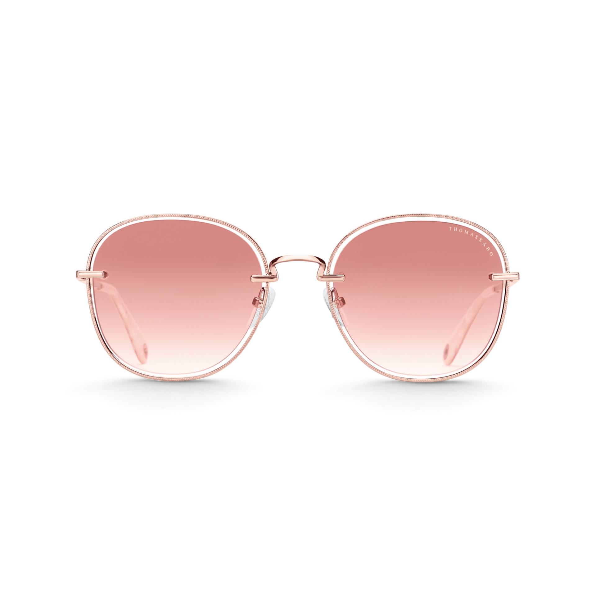 Thomas Sabo Sonnenbrille Mia Quadratisch rosa pink E0015-240-227-A von Thomas Sabo