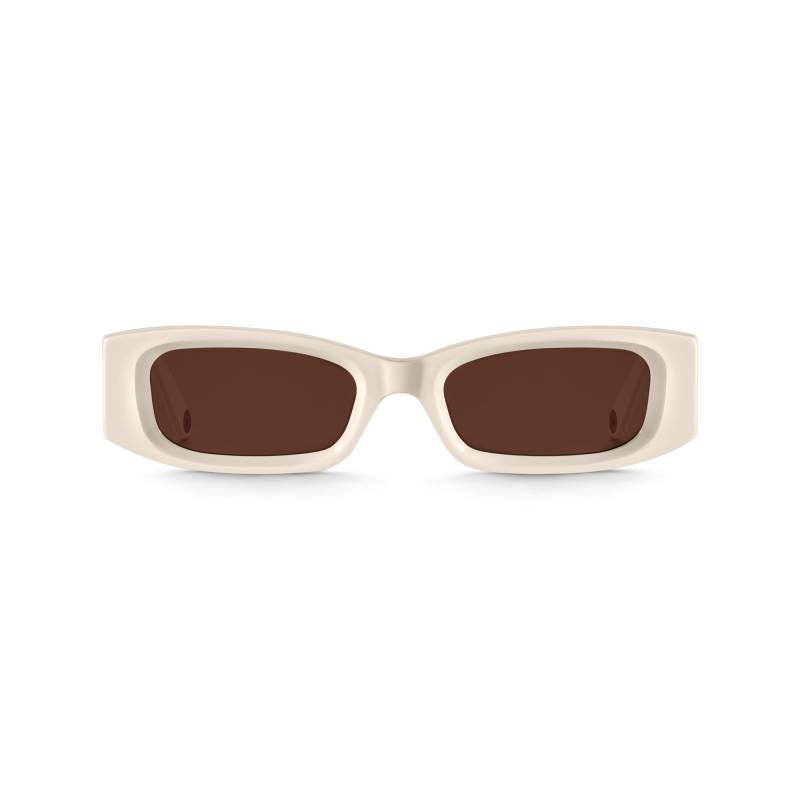 Thomas Sabo Sonnenbrille Kim schmal rechteckig beige mehrfarbig E0021-060-100-A von Thomas Sabo