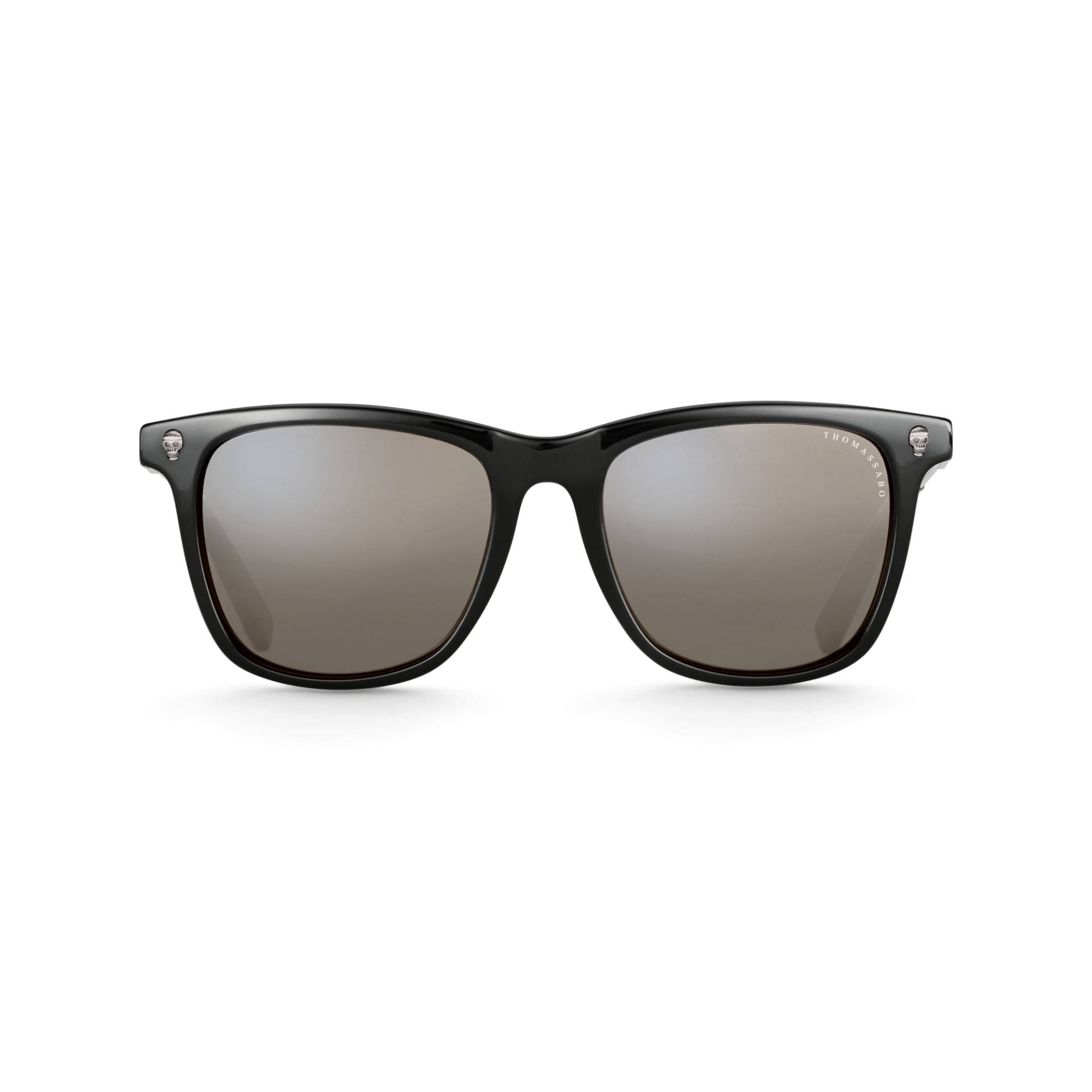 Thomas Sabo Sonnenbrille Marlon Quadratisch Totenkopf Verspiegelt braun E0011-128-205-A von Thomas Sabo