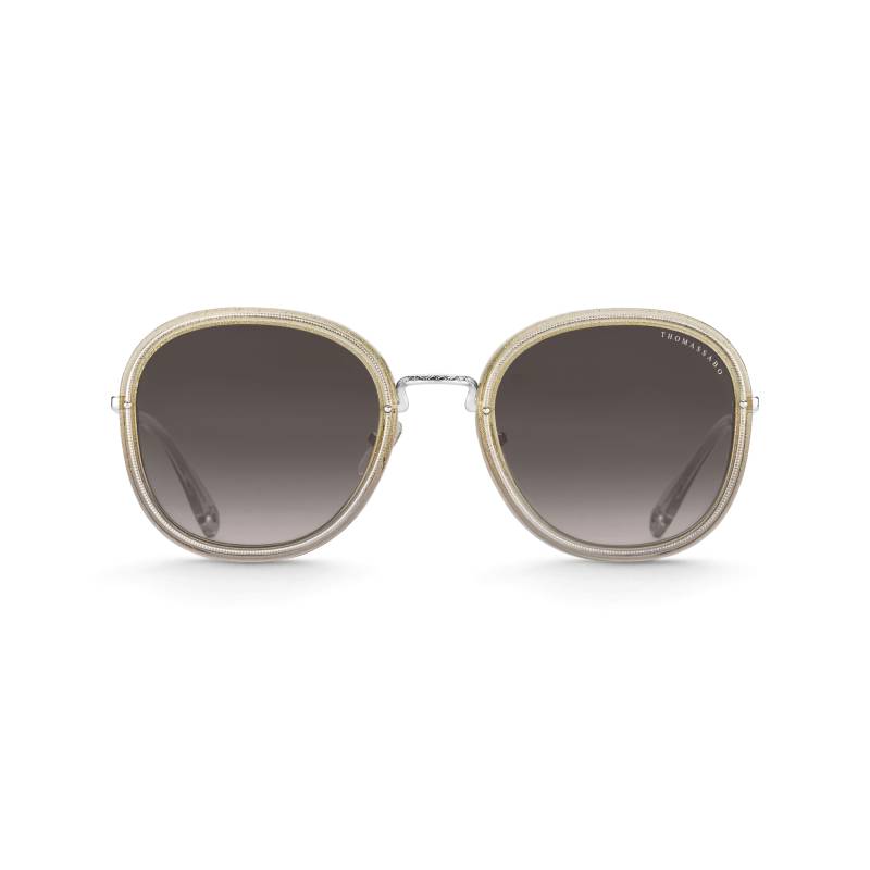 Thomas Sabo Sonnenbrille Mia Quadratisch gold mehrfarbig E0016-084-239-A von Thomas Sabo