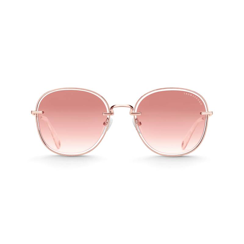 Thomas Sabo Sonnenbrille Mia Quadratisch rosa pink E0015-240-227-A von Thomas Sabo