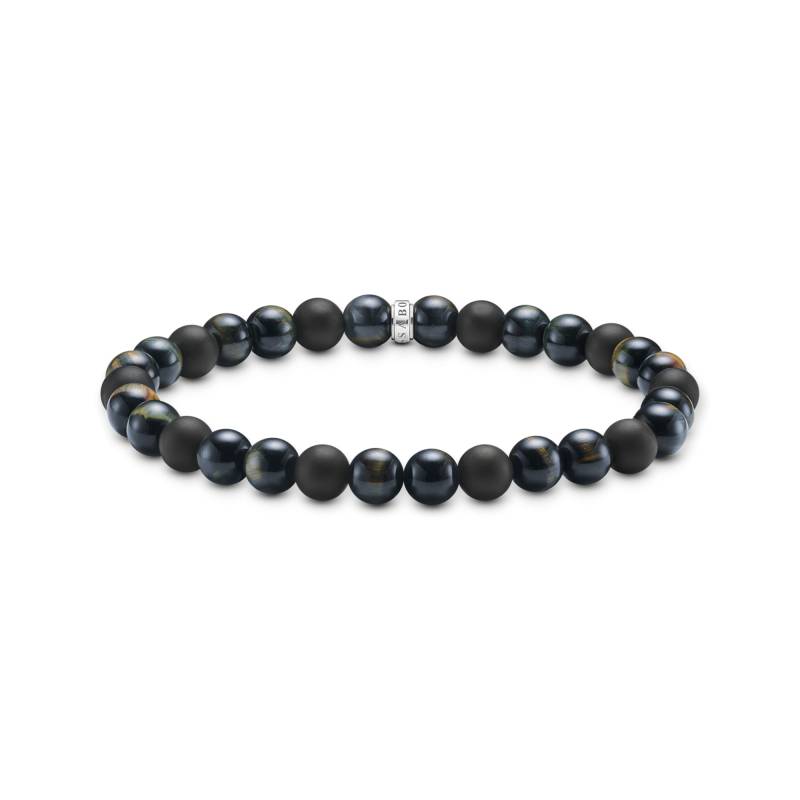 Thomas Sabo Talisman-Armband mit Tigerauge- und Obsidian-Beads mehrfarbig A2182-806-7-L19 von Thomas Sabo