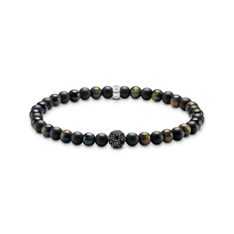 Thomas Sabo Talisman-Armband positive Energie Obsidian und Tigerauge mehrfarbig A2184-806-7-L17 von Thomas Sabo