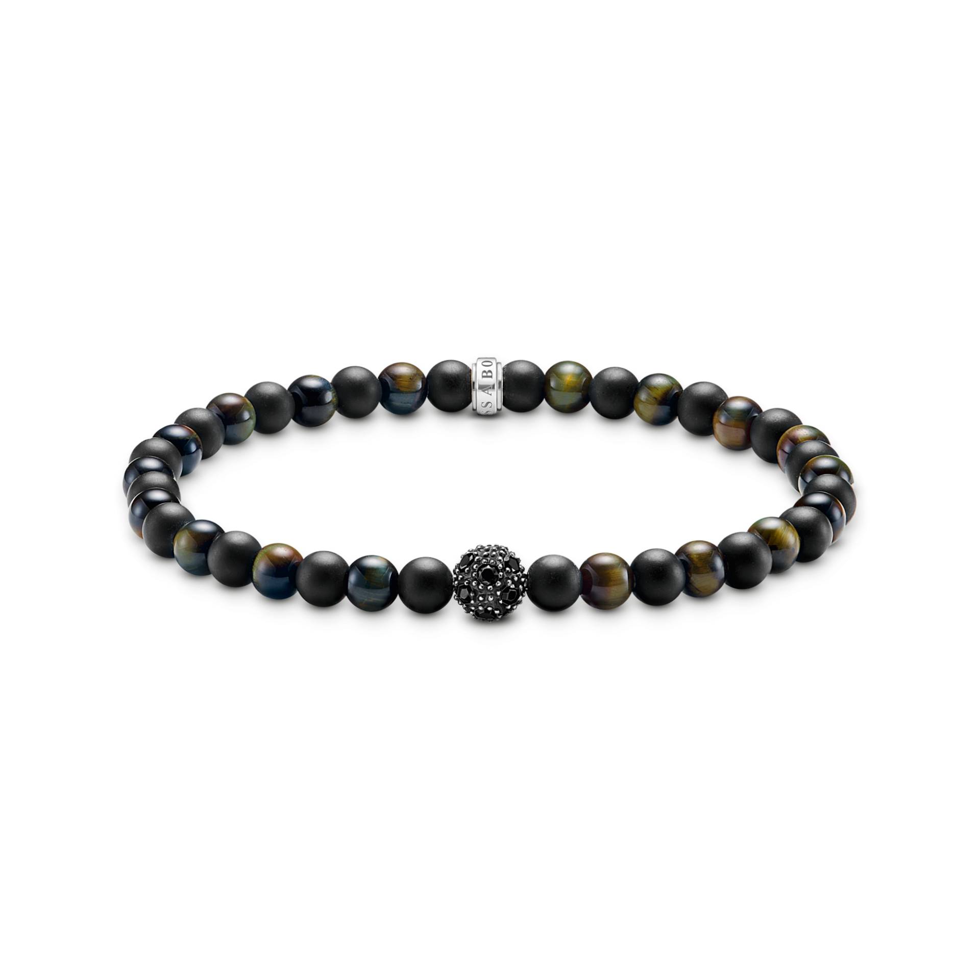 Thomas Sabo Talisman-Armband positive Energie Obsidian und Tigerauge mehrfarbig A2184-806-7-L21 von Thomas Sabo