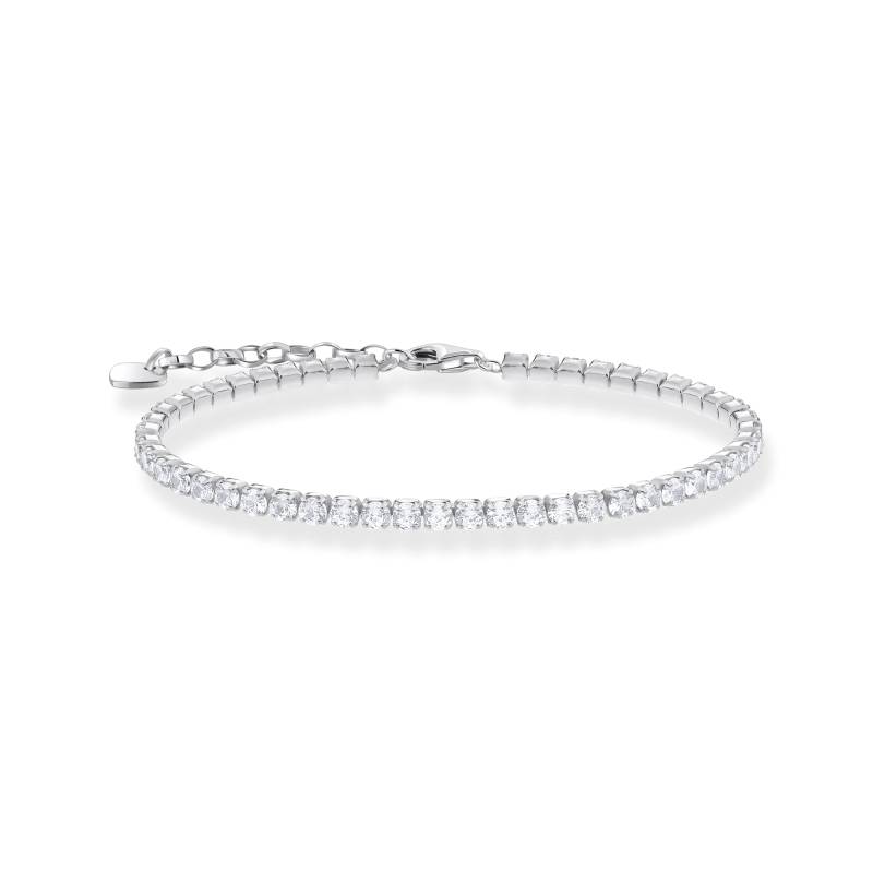 Thomas Sabo Tennisarmband mit weißen Steinen Silber weiß A2167-051-14-L19V von Thomas Sabo