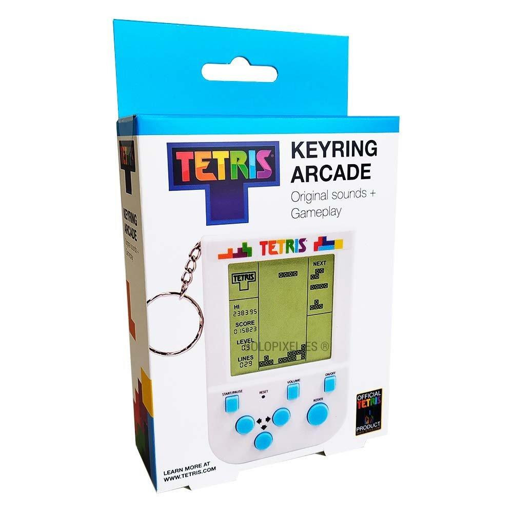 Tetris Schlüsselanhänger Arcade Herren Weiss von Thumbs Up