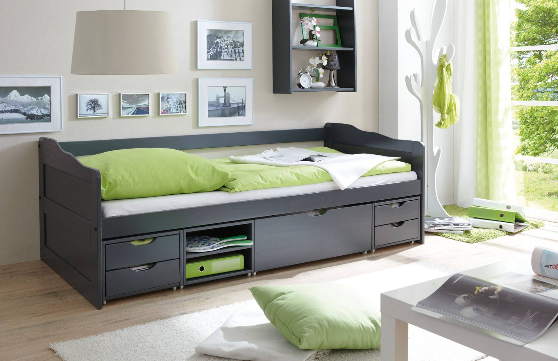 Ticaa Funktionsbett »Marlies«, mit Schubkästen, Kiefer Ticaa Funktionsbett »Marlies«, mit Schubkästen, Kiefer von TICAA