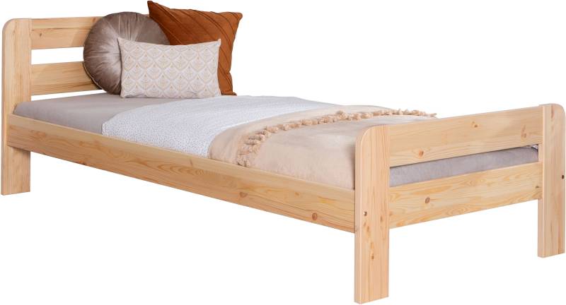 Ticaa Massivholzbett »"Bert", FSC®-zertifiziert (Kiefer), Jugendbett, mit Lattenrost«, (90x200cm, 100x200cm, 140x200cm), ideal für das Kinder- und Jugendzimmer, Massivholz von TICAA