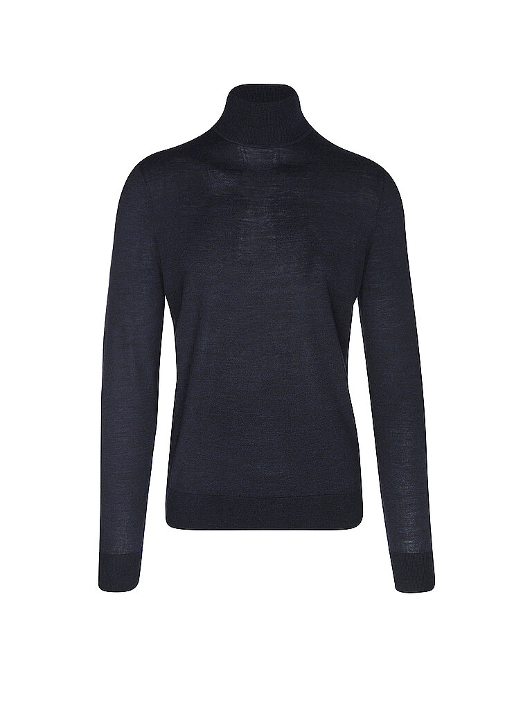 TIGER OF SWEDEN Rollkragenpullover NEVILE dunkelblau | L von Tiger Of Sweden