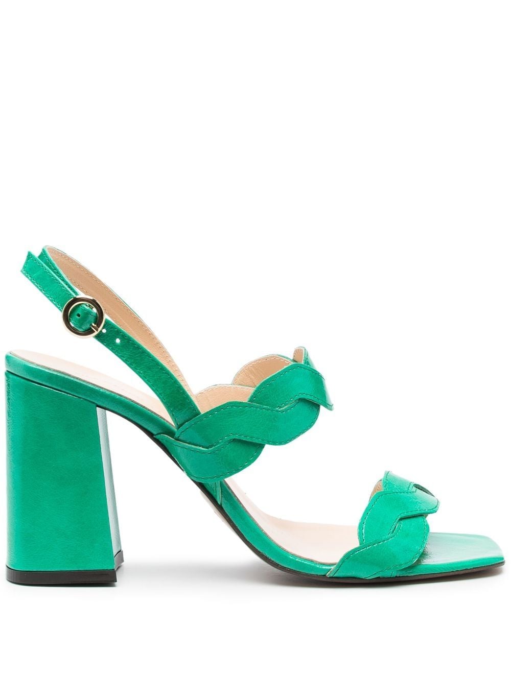 Tila March Rhea 95mm block heel sandals - Green von Tila March