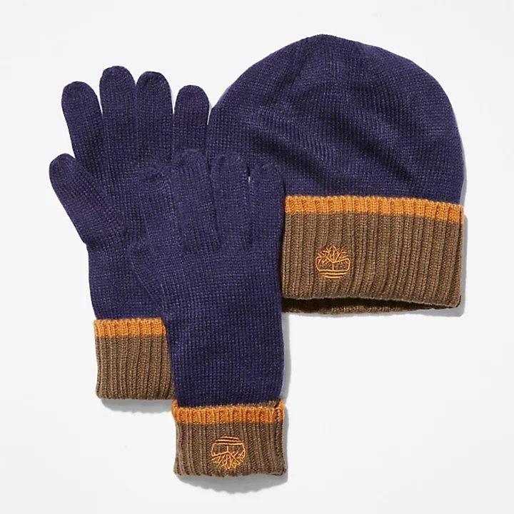 Timberland - Hat And Glove Set-0, für Herren, Aquamarine, One Size von Timberland