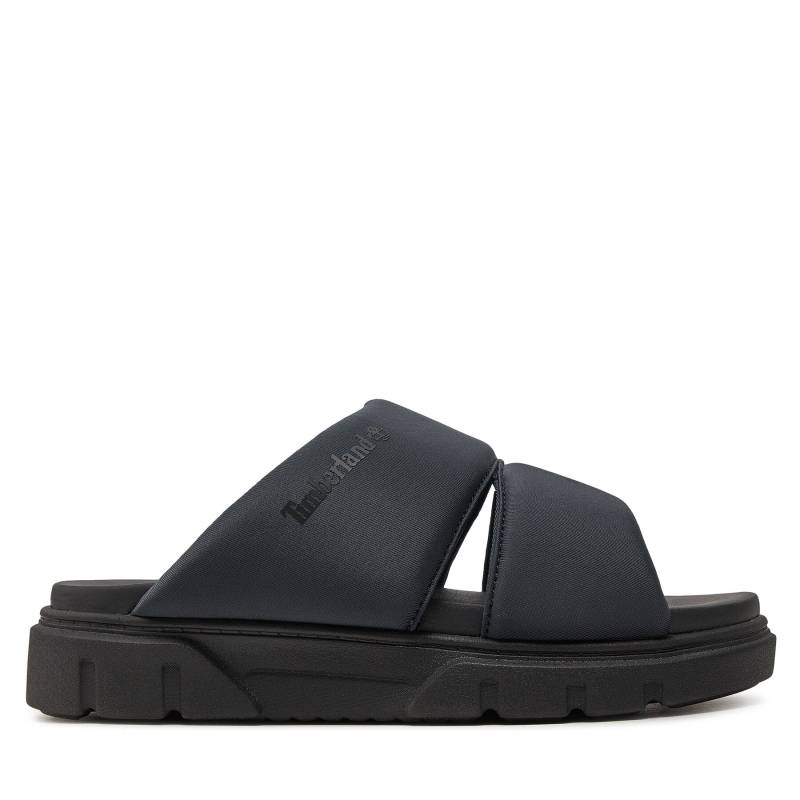 Pantoletten Timberland Greyfield Sandal Slide Sandal TB0A2N21EK81 Schwarz von Timberland