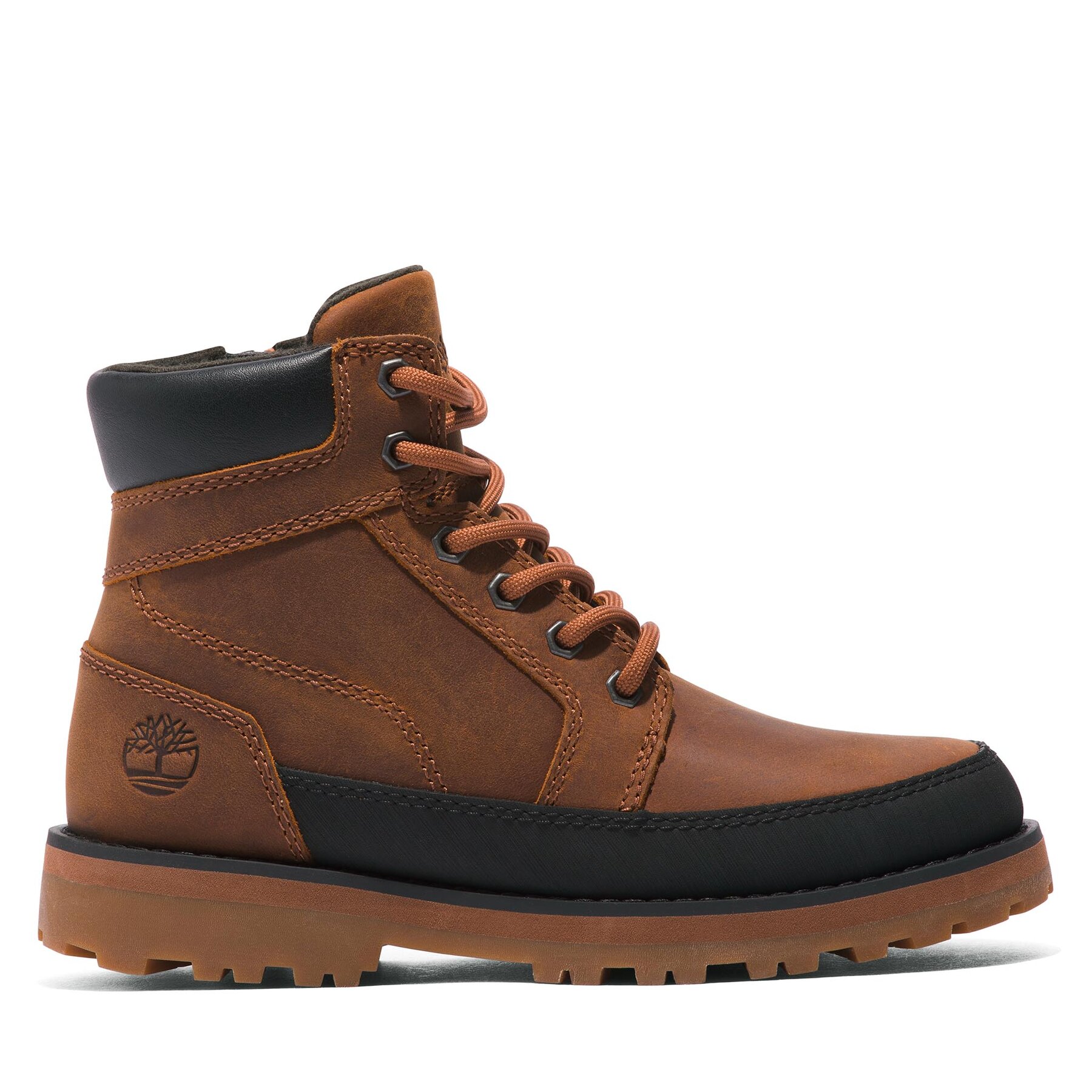 Schnürstiefeletten Timberland Courma Kid Boot W/ Rand TB0A5XJ9F131 Braun von Timberland