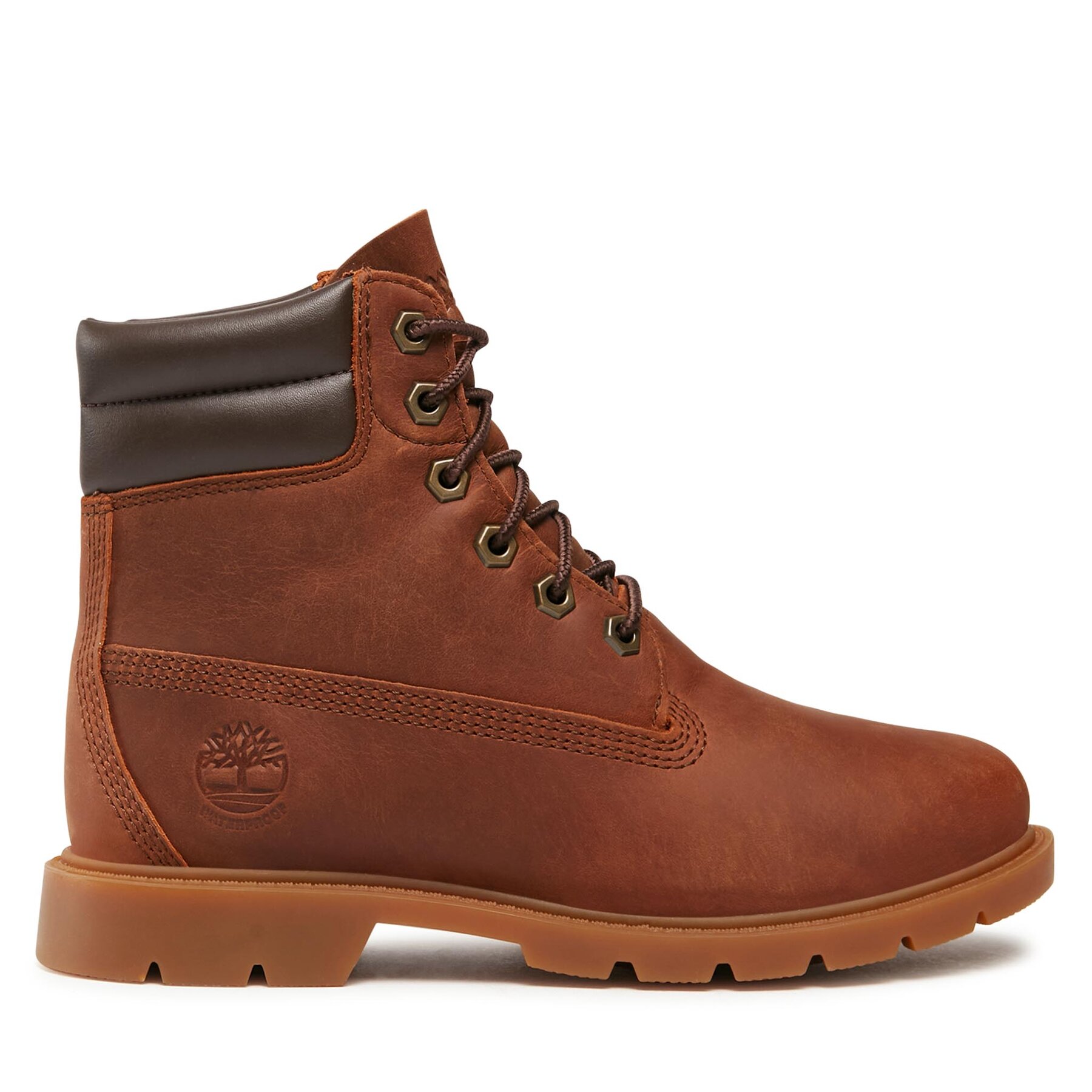 Schnürstiefeletten Timberland Linden Woods Wp 6 Inch TB0A156Z2421 Braun von Timberland