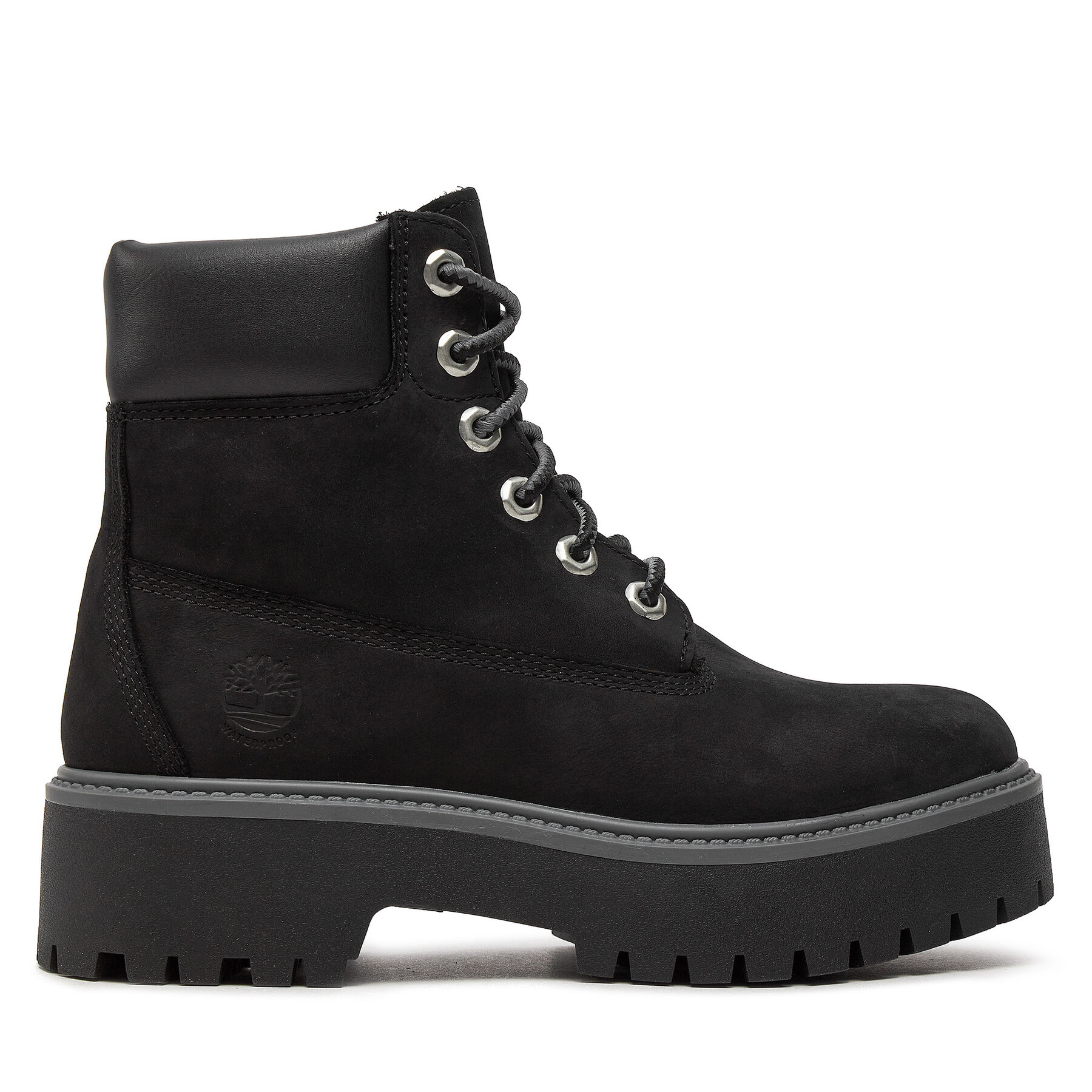 Schnürstiefeletten Timberland Stone Street 6In Wp TB0A5RH50151 Schwarz von Timberland