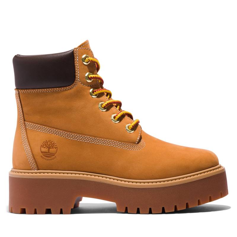 Schnürstiefeletten Timberland Stone Street 6In Wp TB0A5RJD2311 Braun von Timberland