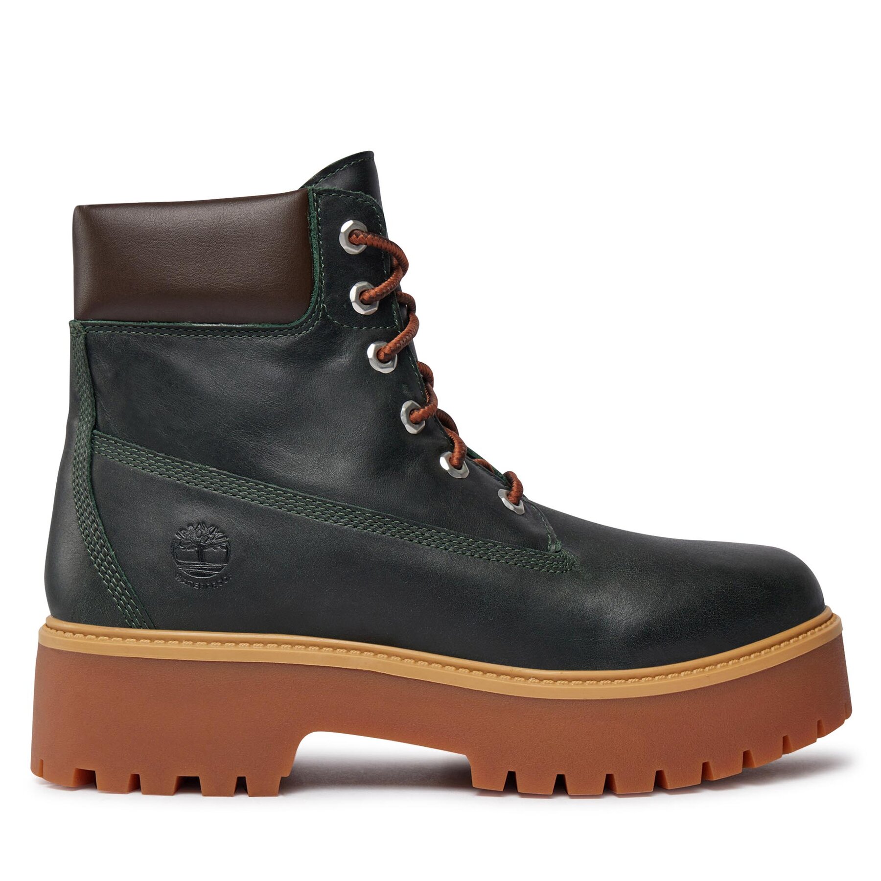 Schnürstiefeletten Timberland Stone Street 6In Wp TB0A5RK1EA11 Grün von Timberland