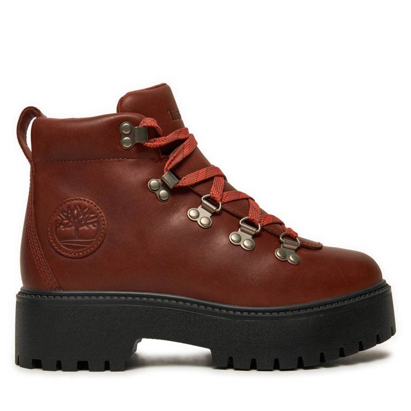 Schnürstiefeletten Timberland Stone Street Mid TB0A27VJEM61 Braun von Timberland