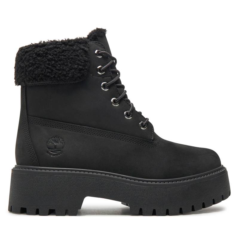 Schnürstiefeletten Timberland Stone Street TB0A2PU6W051 Schwarz von Timberland