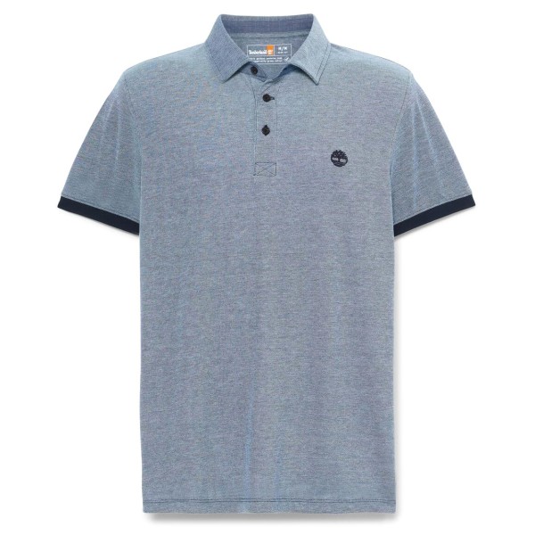 Timberland - Baboosic Brook Oxford Short Sleeve Polo - Polo-Shirt Gr XL grau von Timberland